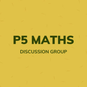 Group logo of P5 Maths Discussion Group