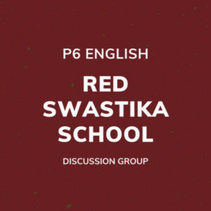 Group logo of P6 English – Red Swastika School Discussion Group