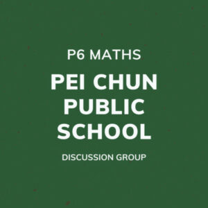 Group logo of P6 Maths – Pei Chun Public School Discussion Group