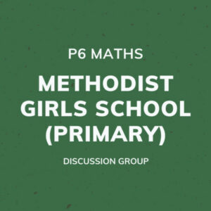 Group logo of P6 Maths – Methodist Girls School (Primary) Discussion Group