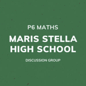 Group logo of P6 Maths – Maris Stella High School (Primary) Discussion Group