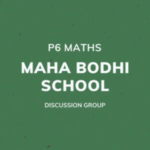 Group logo of P6 Maths – Maha Bodhi School Discussion Group