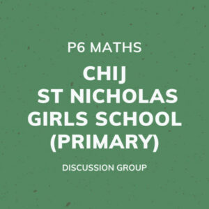 Group logo of P6 Maths – CHIJ St Nicholas Girls School (Primary) Discussion Group