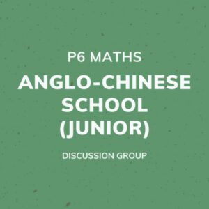 Group logo of P6 Maths – Anglo-Chinese School (Junior) Discussion Group