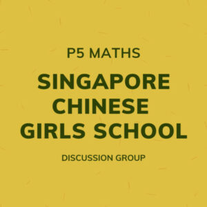 Group logo of P5 Maths – Singapore Chinese Girls School Discussion Group