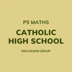 Group logo of P5 Maths – Catholic High School Discussion Group
