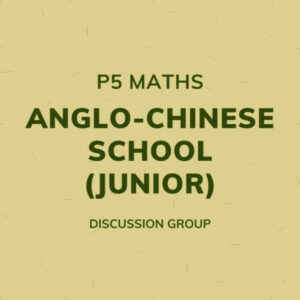 Group logo of P5 Maths – Anglo-Chinese School (Junior) Discussion Group