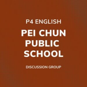 Group logo of P4 English – Pei Chun Public School Discussion Group