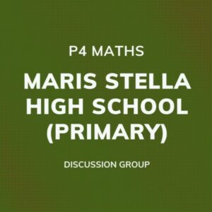 Group logo of P4 Maths – Maris Stella High School (Primary) Discussion Group