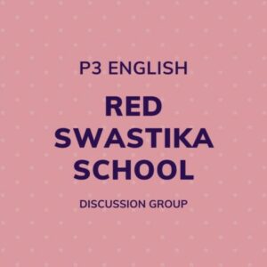 Group logo of P3 English – Red Swastika School Discussion Group