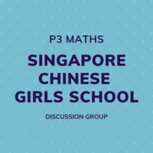 Group logo of P3 Maths – Singapore Chinese Girls School Discussion Group