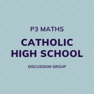 Group logo of P3 Maths – Catholic High School Discussion Group