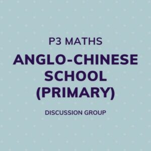 Group logo of P3 Maths – Anglo-Chinese School (Primary) Discussion Group