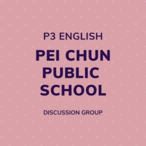 Group logo of P3 English – Pei Chun Public School Discussion Group