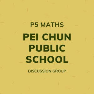 Group logo of P5 Maths – Pei Chun Public School Discussion Group