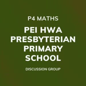Group logo of P4 Maths – Pei Hwa Presbyterian Primary School Discussion Group