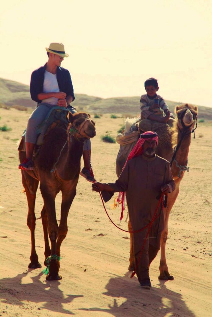Taken in Jordan, met a bedouin family who organised non-profit camel rides in the desert